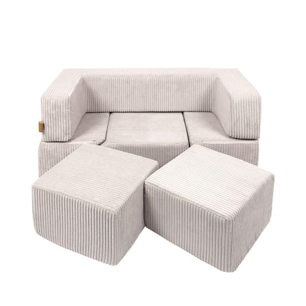Modulaarinen Sohva lapsille - Pehmeät Vaahdon Rakennuspalikat, Aesthetic