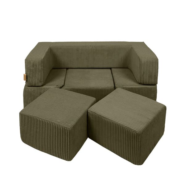 Modulaarinen Sohva lapsille - Pehmeät Vaahdon Rakennuspalikat, Aesthetic