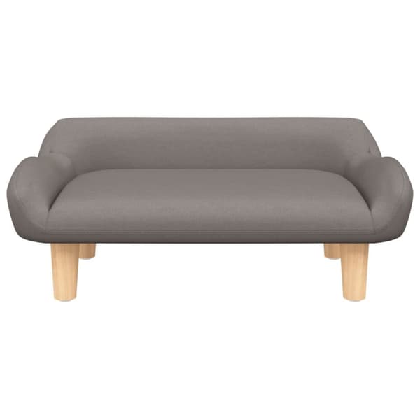 Lasten sohva, Taupe, 70x40x24 cm, Verhoiltu kankaalla
