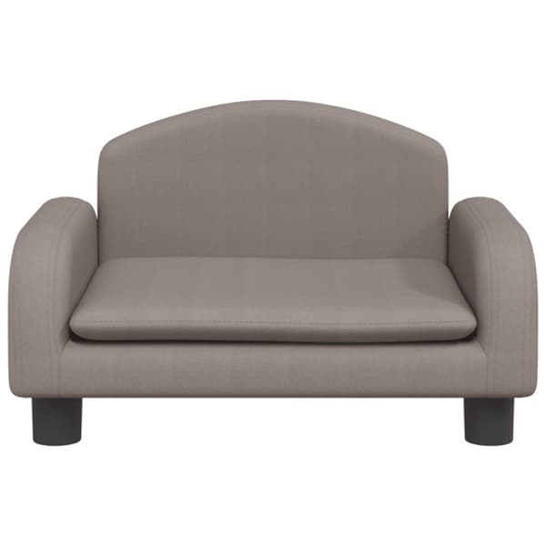 Lasten sohva, Taupe, 50x40x30 cm, Verhoiltu kankaalla