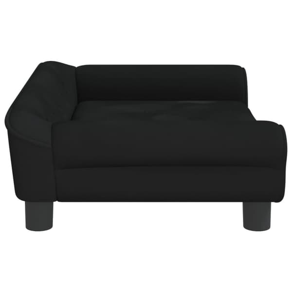 Lasten sohva Musta 70x45x26 cm Velvet