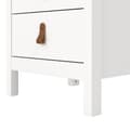 Miniatyrbilde 9 av 10: Madrid nattbord 3 skuffer hvit.