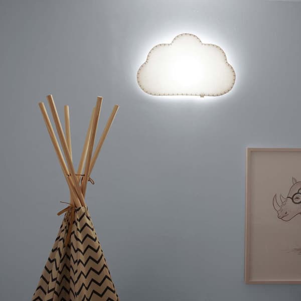 Buokids Soft Lamp Yövalaisin/Seinävalaisin Cloud, Execution-137: Johto Pistoke, väri-186: vaaleanpunainen