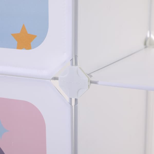 Hyllsystem, SONGMICS, 123x31x123 cm, Vit.