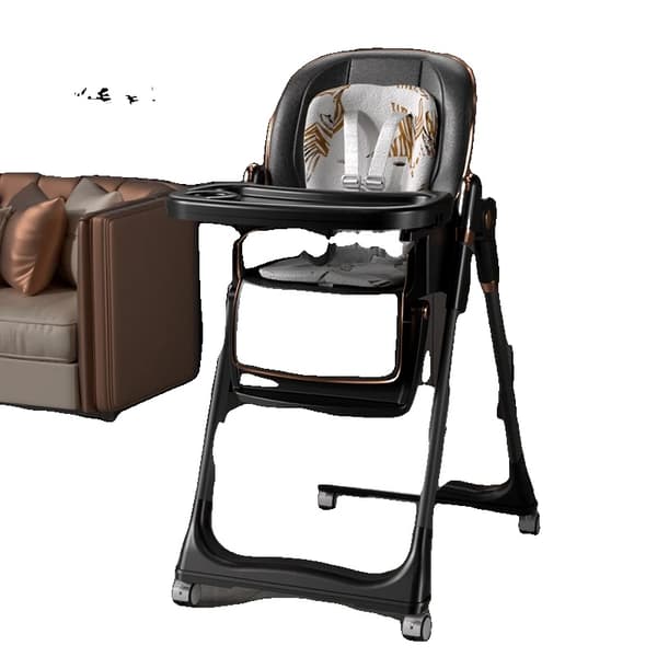 Babystol, Unisex-design, Lätt att rengöra,CZY8122-SVART