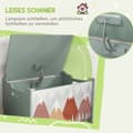 Miniatyrbillede 5 af 9: Legetøjskasse med låg, ZONEKIZ, 60x37x39 cm, Grøn