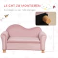 Miniatyrbillede 6 af 9: Børnesofa, 84x41.5x48.5 cm, Pink