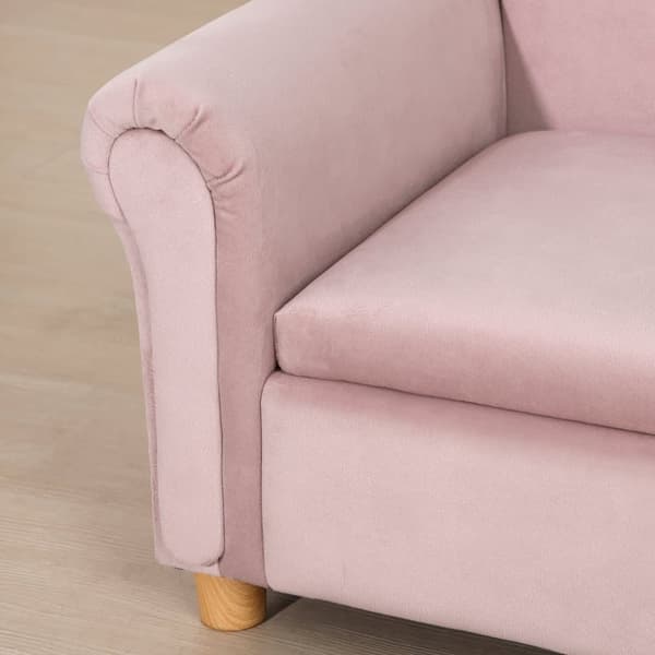 Børnesofa, 84x41.5x48.5 cm, Pink