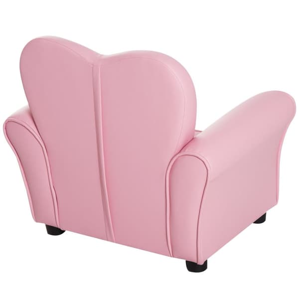 Barnsoffa, Princess, 59x41.5x49 cm, Rosa