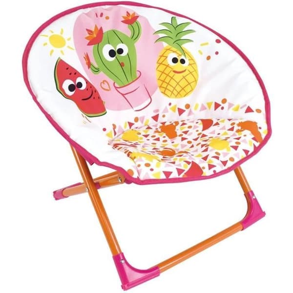 Hopfällbar Fruit Moon-stol för barn, Fun House Fruity, h.47 x l.54 x d.42 cm