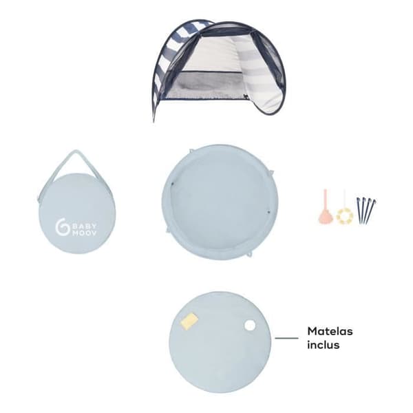 Babymoov Aquani Mariniere, UV-beskyttelse til legepladser SPF 50+ 3 i 1