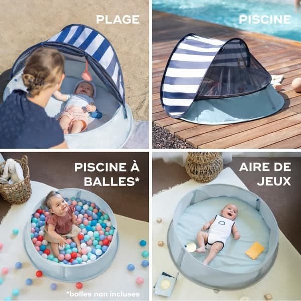 Babymoov Aquani Mariniere, UV-beskyttelse til legepladser SPF 50+ 3 i 1
