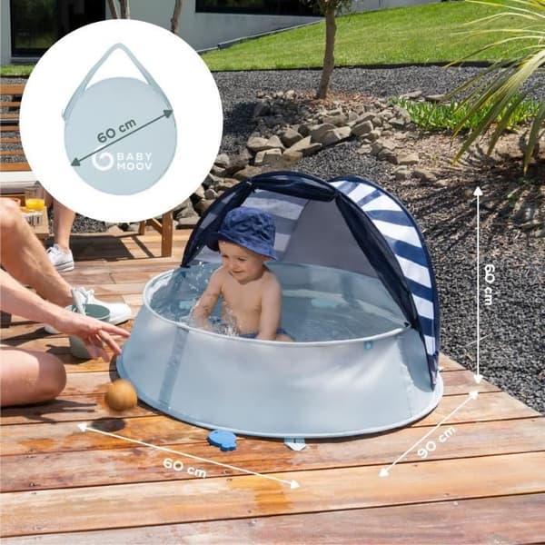 Babymoov Aquani Mariniere, UV-beskyttelse til legepladser SPF 50+ 3 i 1