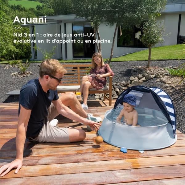 Babymoov Aquani Mariniere, UV-beskyttelse til legepladser SPF 50+ 3 i 1