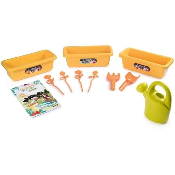 SMOBY - Silence ça Pousse Sæt med plantekasser + tilbehør - Fremstillet i Frankrig