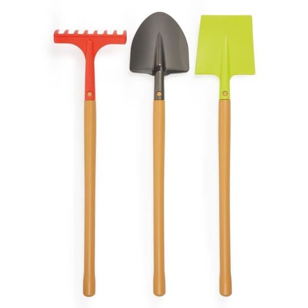 Net med 3 store haveredskaber - ECOIFFIER - 4338 - Lad os forberede jorden - 70 cm