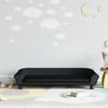 Miniatyrbild 1 av 2: Barnsoffa svart 100x50x26 cm sammet