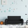 Miniatyrbild 1 av 2: Barnsoffa svart 70x45x30 cm tyg