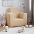Miniatyrbild 1 av 2: Barnsoffa gräddvit mjuk plysch