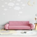 Miniatyrbild 1 av 2: Barnsoffa rosa 100x54x33 cm sammet