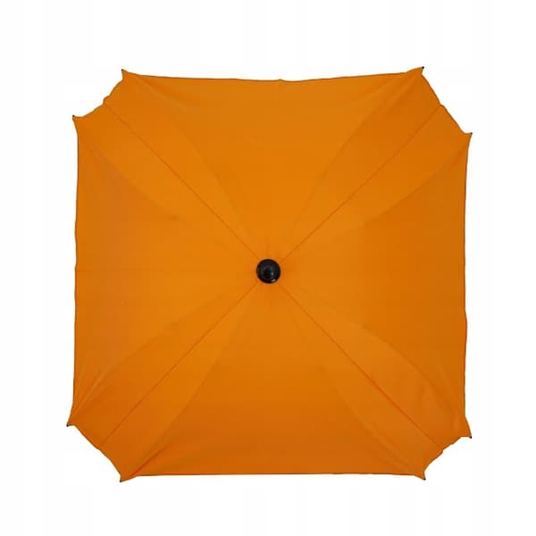 Universal fyrkantigt paraply för barnvagn orange