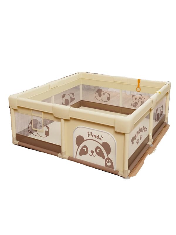 PANGDUBE Baby Legegrind, Krokodille- og Panda-designs, Flere Størrelsesmuligheder,Panda 200-200 cm