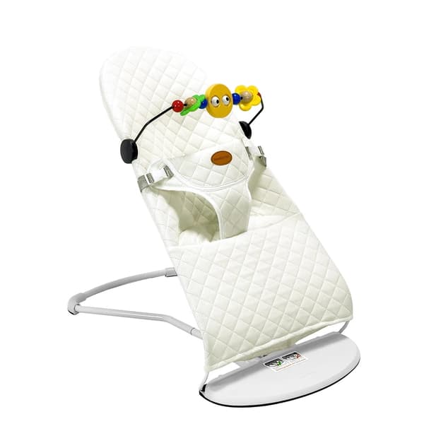 Vauvan keinutuoli, Kantokyky 20 kg, Ergonominen muotoilu,Kermanvärinen
