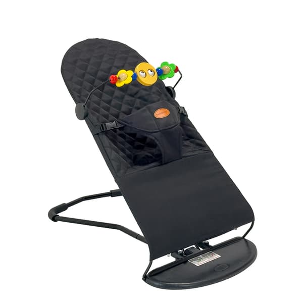 Babygunga, Belastningskapacitet 20 kg, Ergonomisk design,Svart
