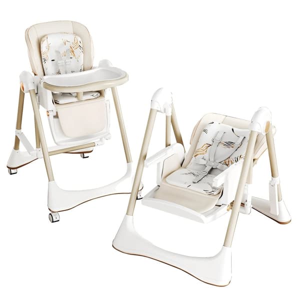 Vauvan tuoli, korkeatuoli, unisex-muotoilu, sopii 0-36 kuukauden ikäisille,CZY8121-VALKOINEN