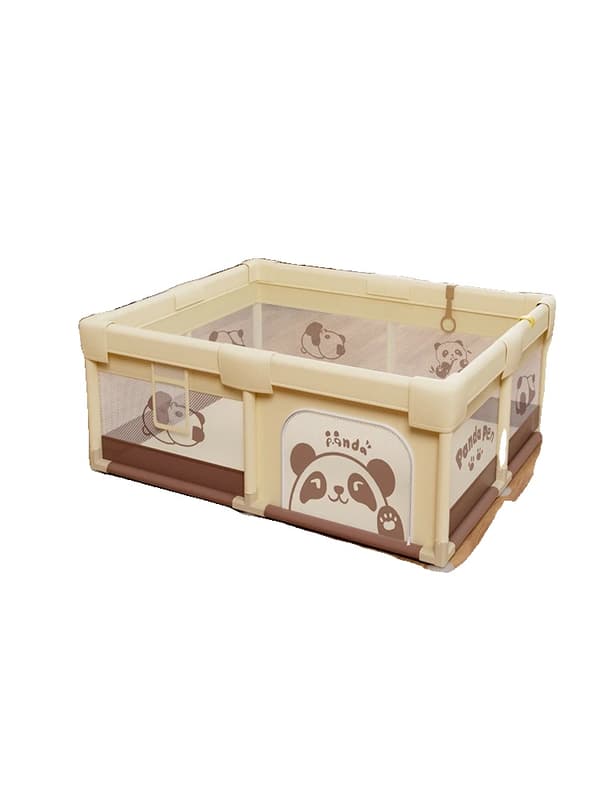 PANGDUBE Baby Playpen, Krokodil- och Panda-design, Flera storleksalternativ,Panda 150-180 cm