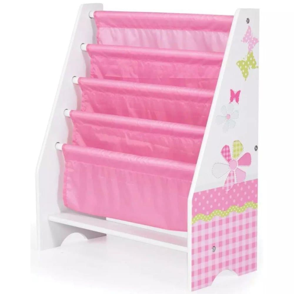 Worlds Apart Barnebokhylle lappeteppe rosa WORL230002