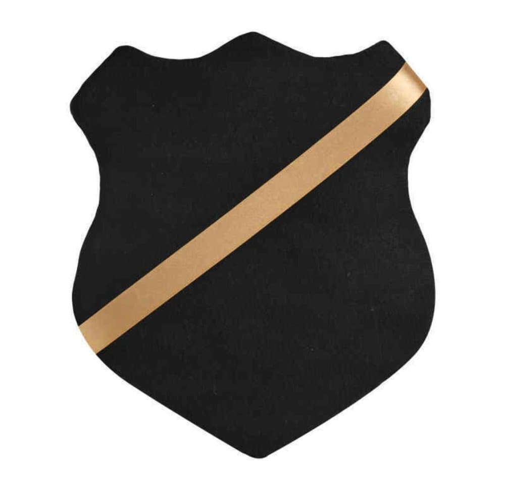 Märkessköld svart / guld