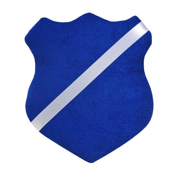 Märkessköld blå/vit