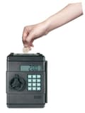 Pikkukuva 3 / 4: Kassakaappi koodin ja saldon kanssa € EUR