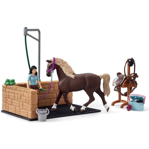 Schleich Vaskeplass m. Horse Club Emily &amp; Luna 42438