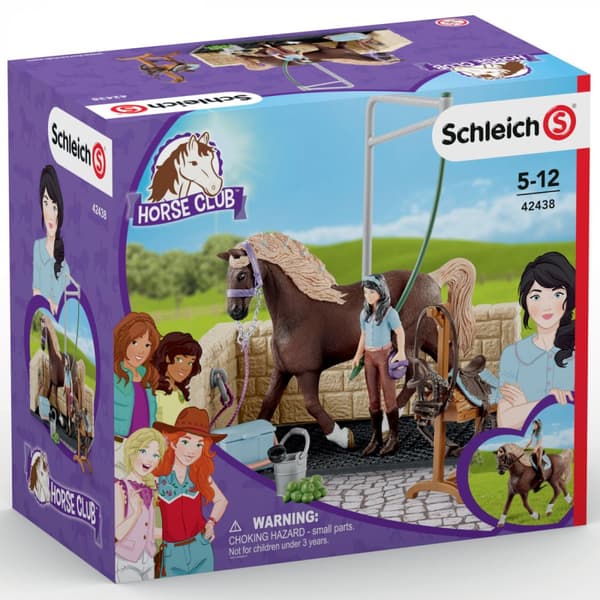 Schleich Vaskeplass m. Horse Club Emily &amp; Luna 42438