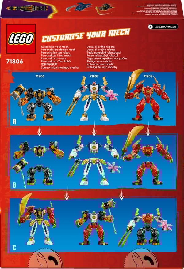 LEGO Ninjago 71806  - Cole's Elemental Earth Mech