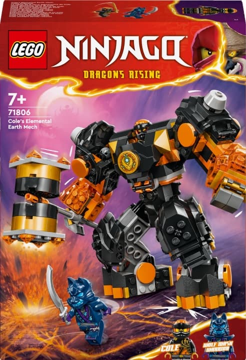 LEGO Ninjago 71806  - Cole's Elemental Earth Mech