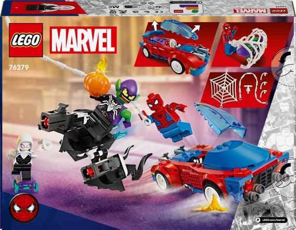 Lego Super Heroes Marvel 76279 - Spider-Man Racerbil og Venom Green Goblin