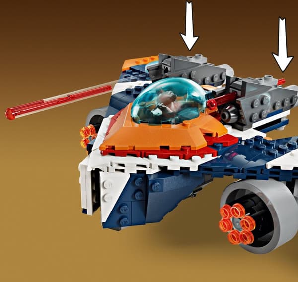 LEGO Super Heroes Marvel 76278  - Rocket's Warbird vs. Ronan