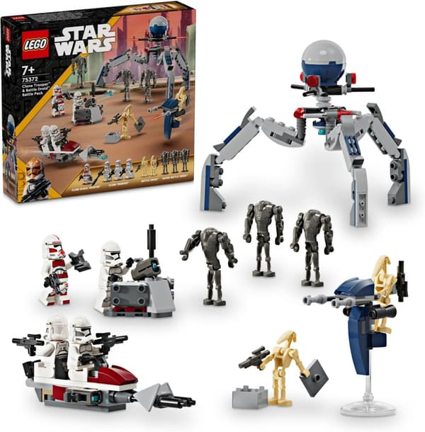 LEGO Star Wars 75372  - Clone Trooper™ & Battle Droid™ Battle Pack