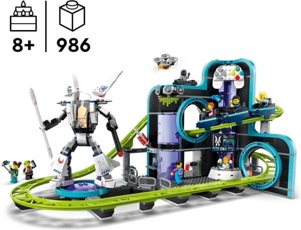 LEGO My City 60421 - Rutsjebane i robotverdenen