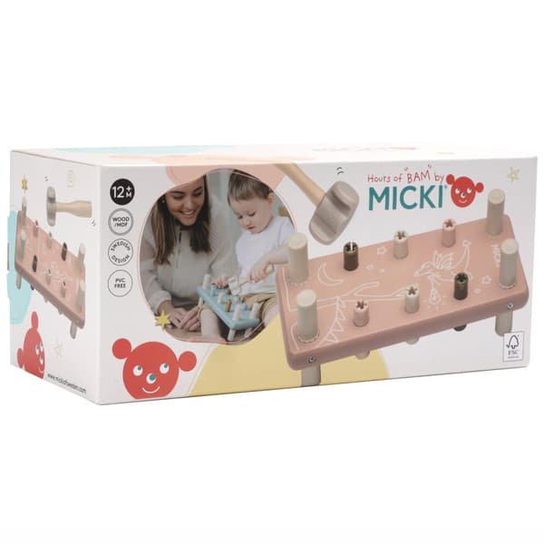 Micki Bolt board Pink