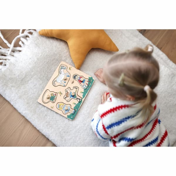 Pippi Puslespill med knotter 5 brikker