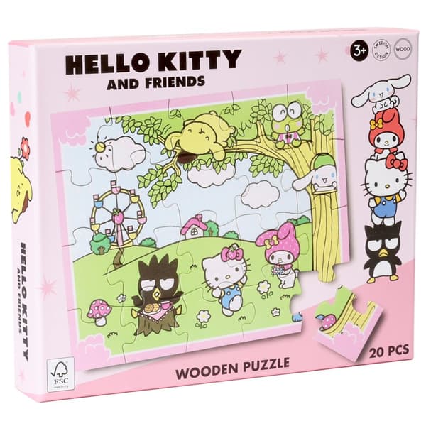 Micki Hello Kitty Träpussel 20 bitar