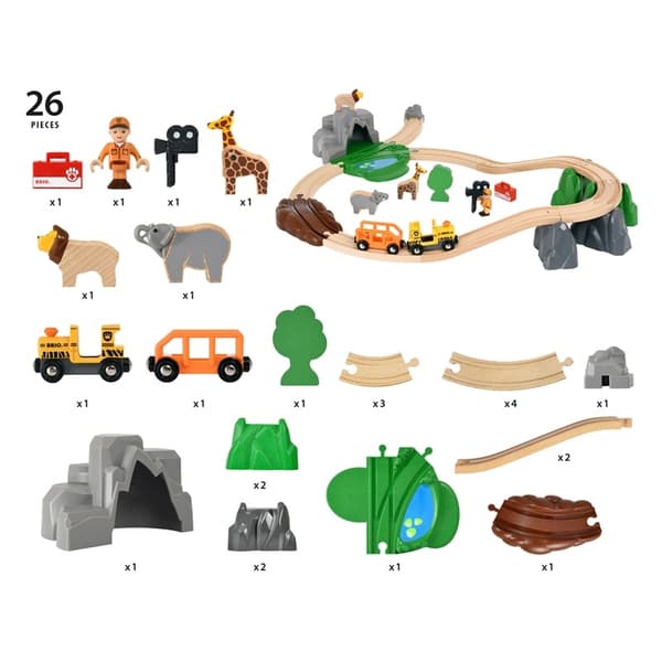 Brio 33960 Safari togsett