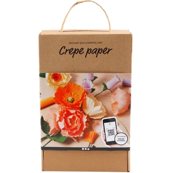 Colortime Lær hvordan du lager blomster av kreppapir