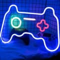 Miniatyrbild 6 av 7: 41x28cm Gamepad Design Gaming Neonljus Spelrum Väggdekoration Led-lampa