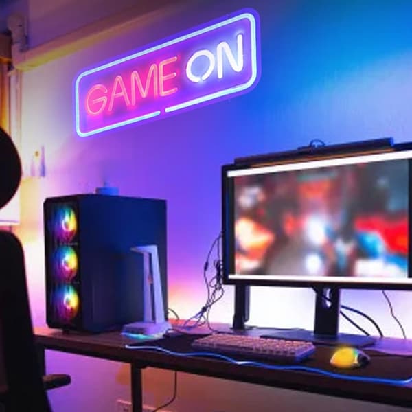 Dekoration Gaming LED Neonljus Väggdekoration Spelrum Atmosfär Lampa Rum