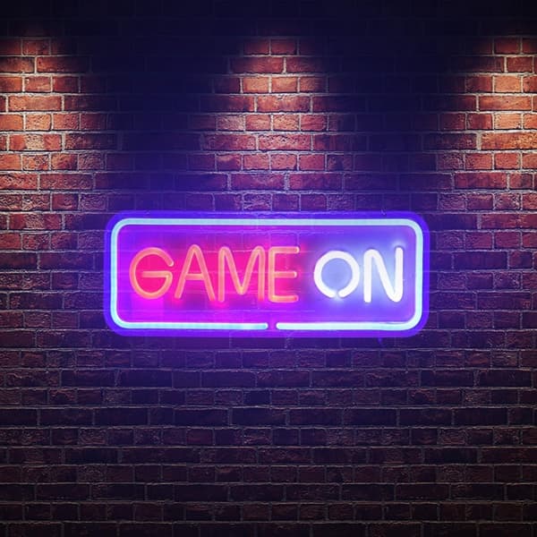 Dekoration Gaming LED Neonljus Väggdekoration Spelrum Atmosfär Lampa Rum